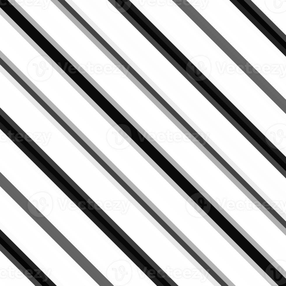 Black and white striped abstract background overlay. Motion effect. Graphic illustration with transparent background. png