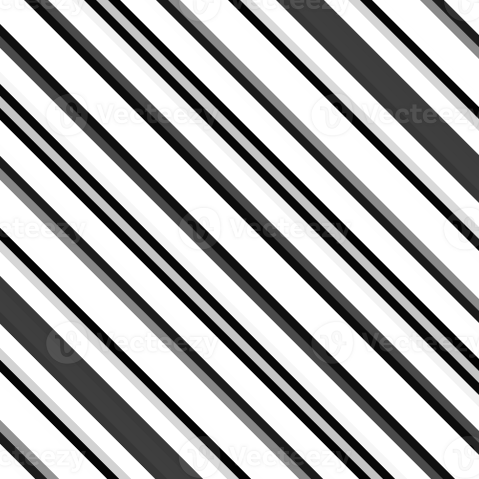 Black and white striped abstract background overlay. Motion effect. Graphic illustration with transparent background. png