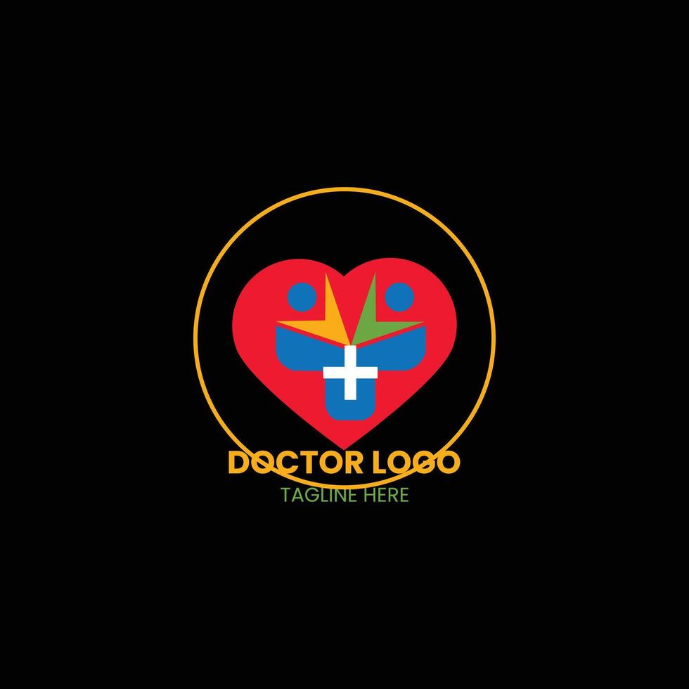 Doctor logo design vector
