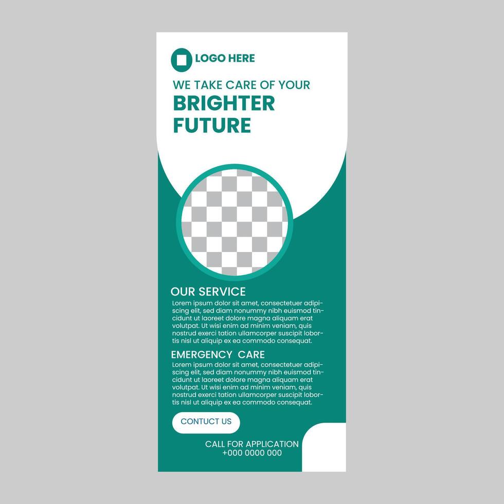 Roll up banner design vector