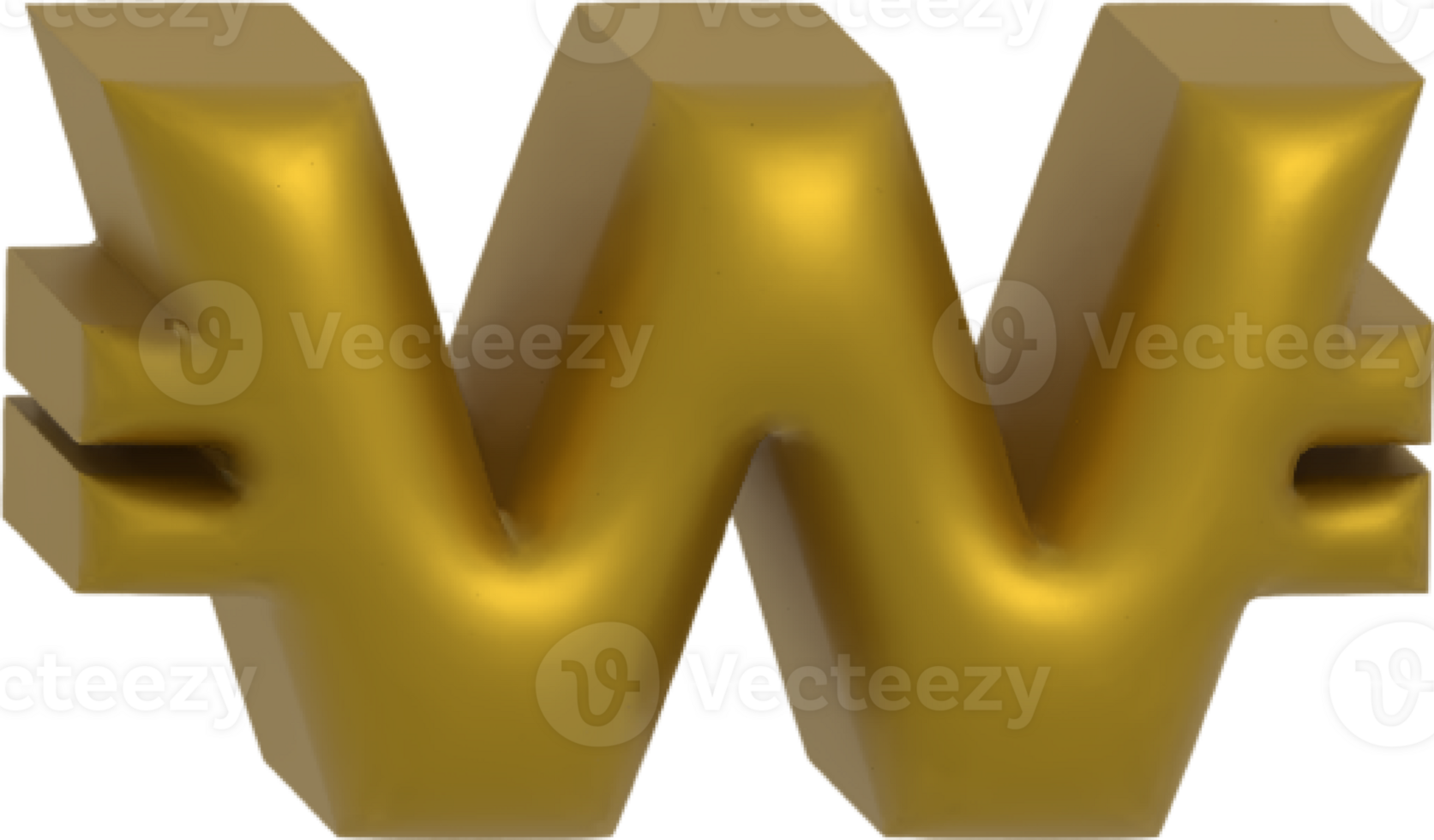 won metallic inflate balloon style alphabet png