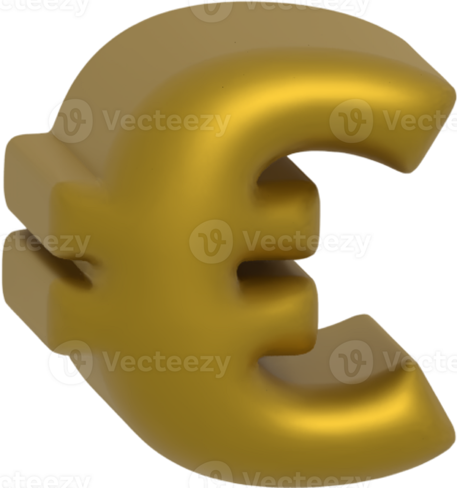 eruo metallic inflate balloon style alphabet png