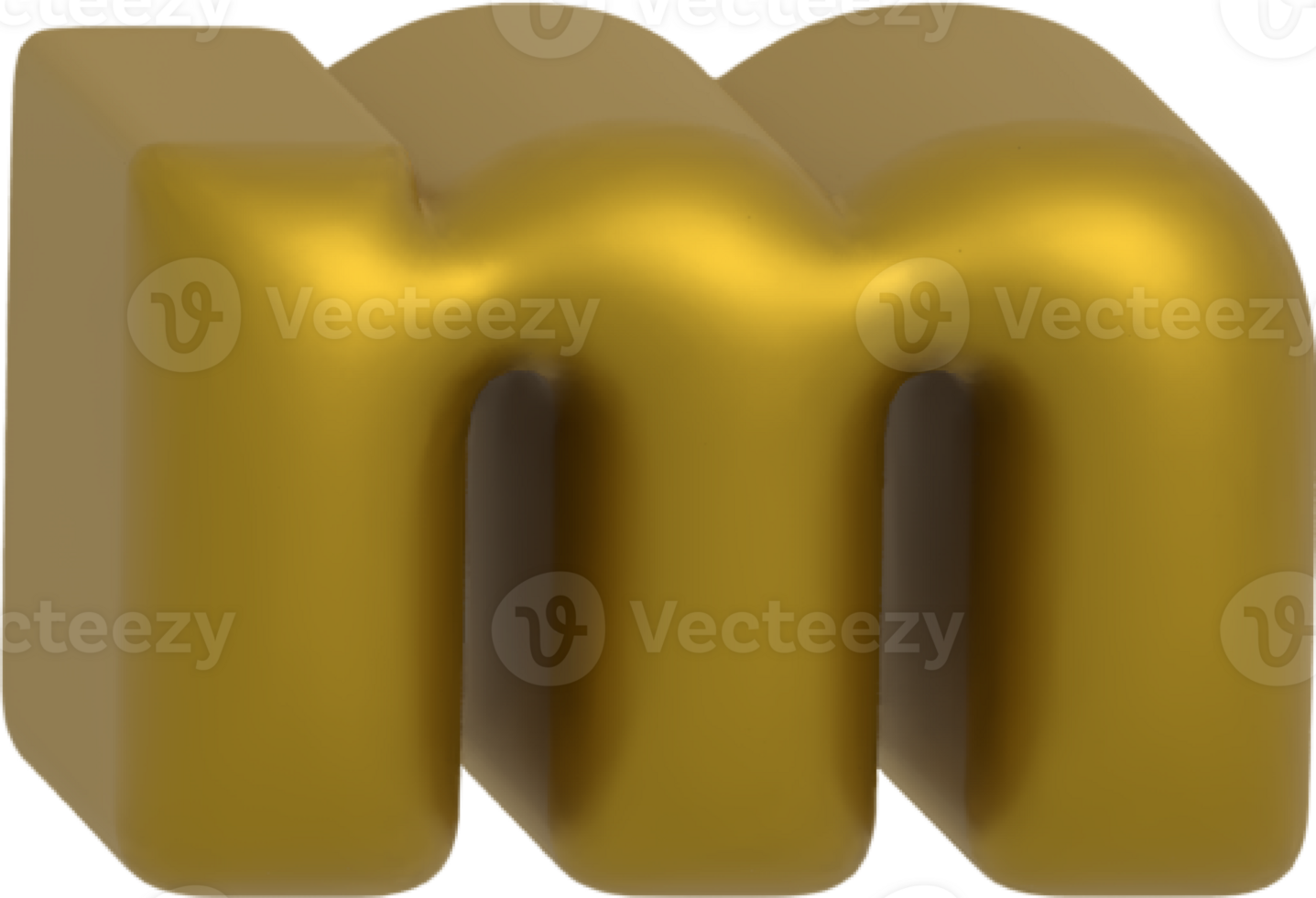 m metallic inflate balloon style alphabet png