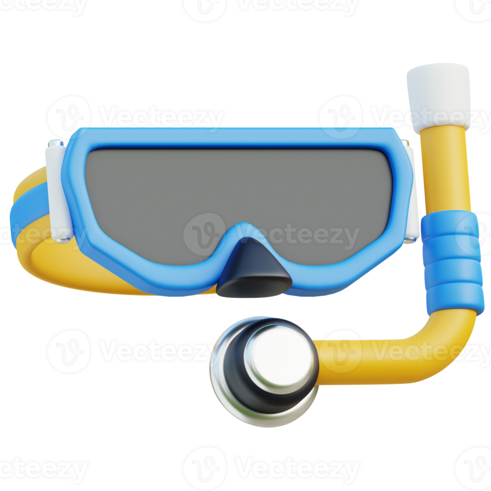 Scuba Mask Icon 3D Design png
