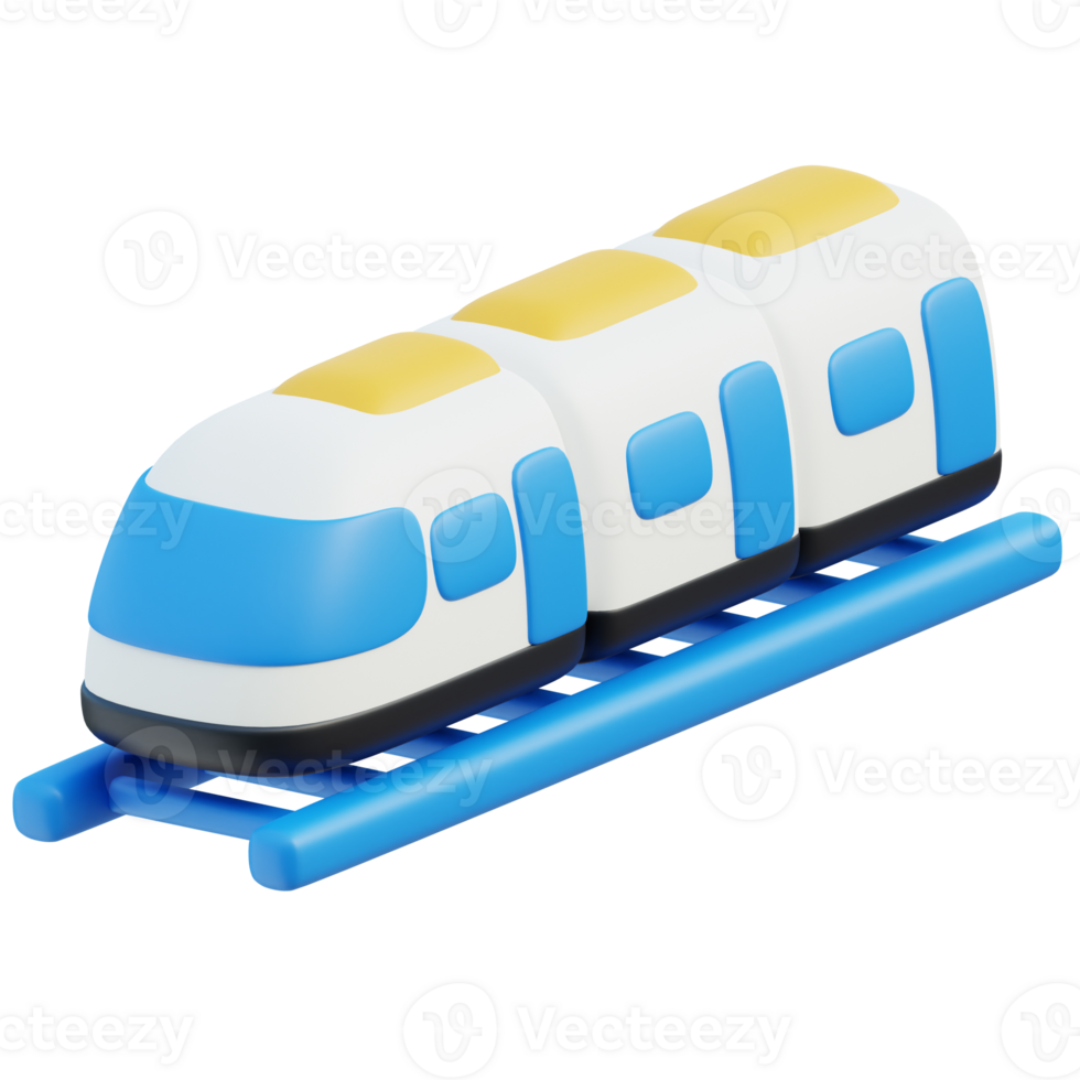 Train Icon 3D Design png