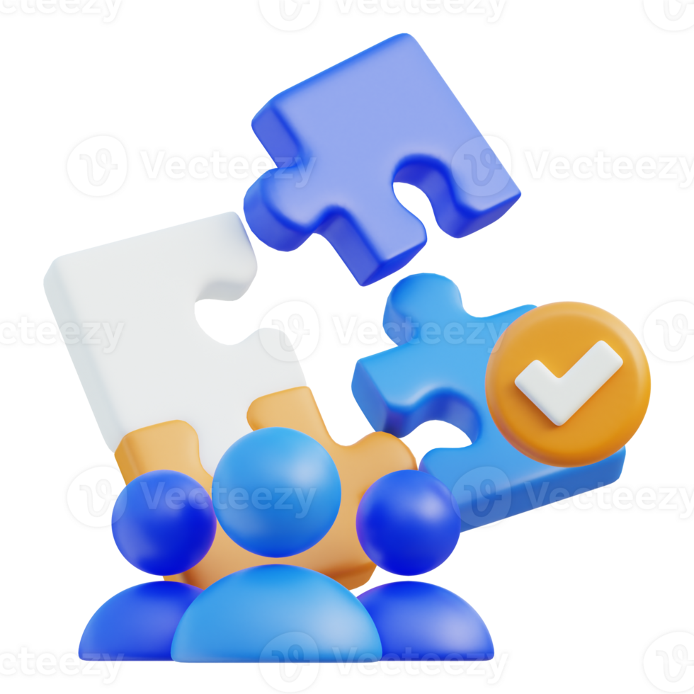 Creative Team Icon 3D Design png