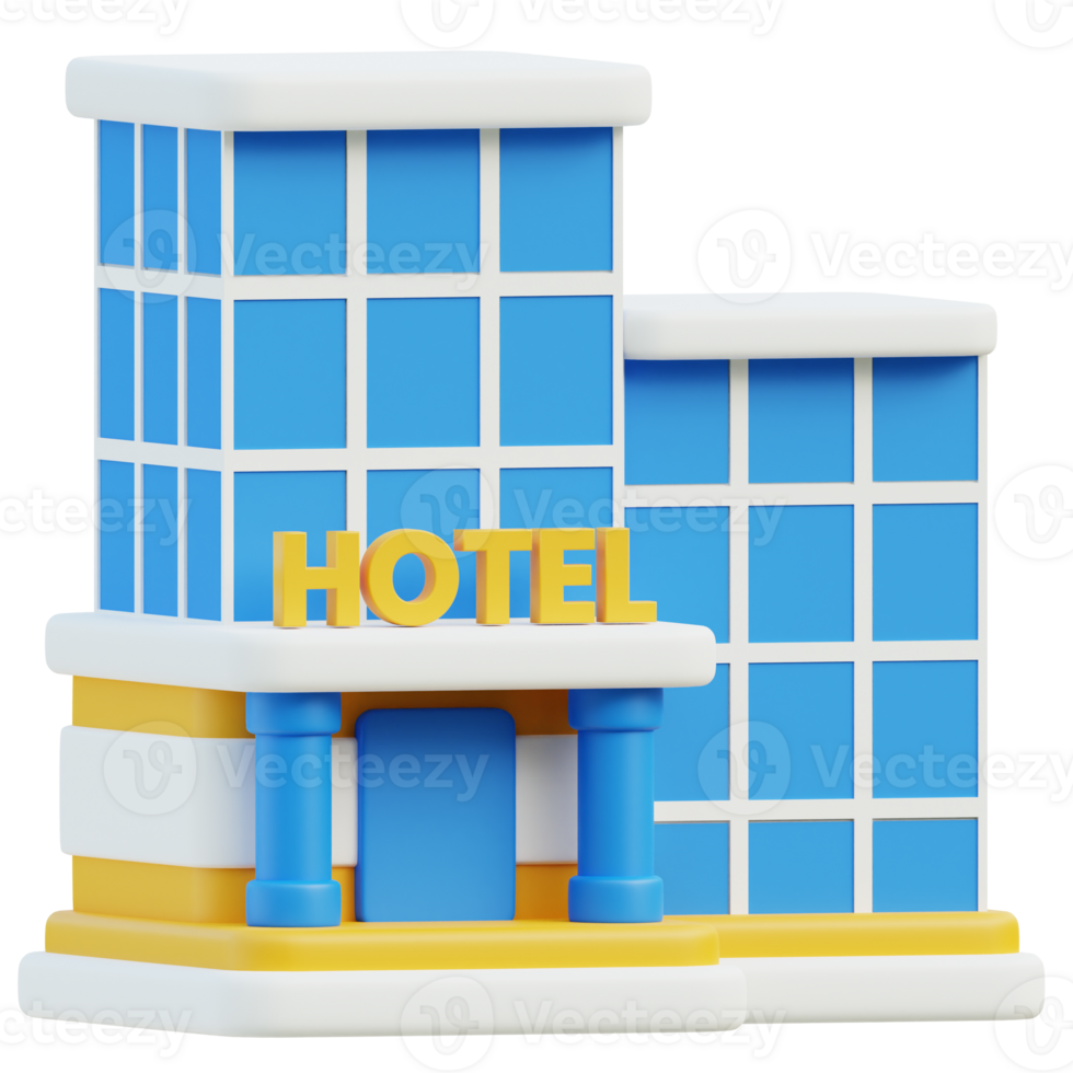 Hotel Icon 3D Design png