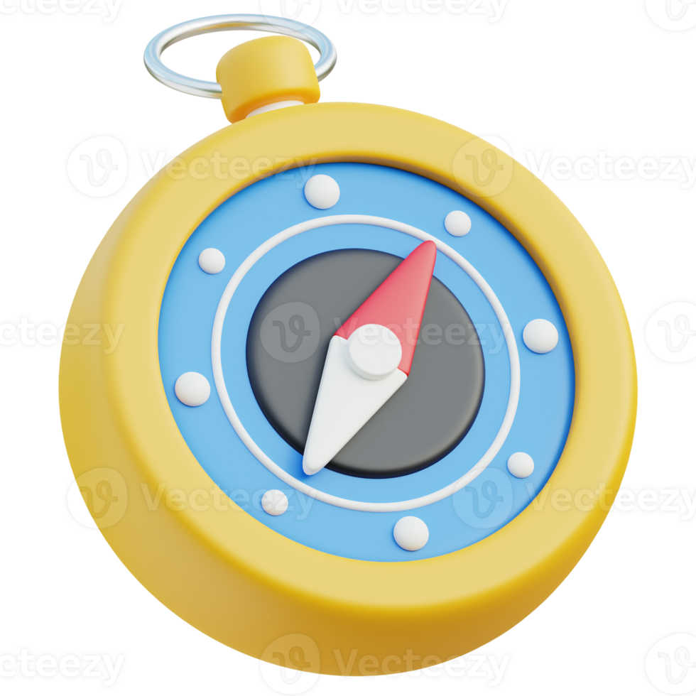 Compass Icon 3D Design png