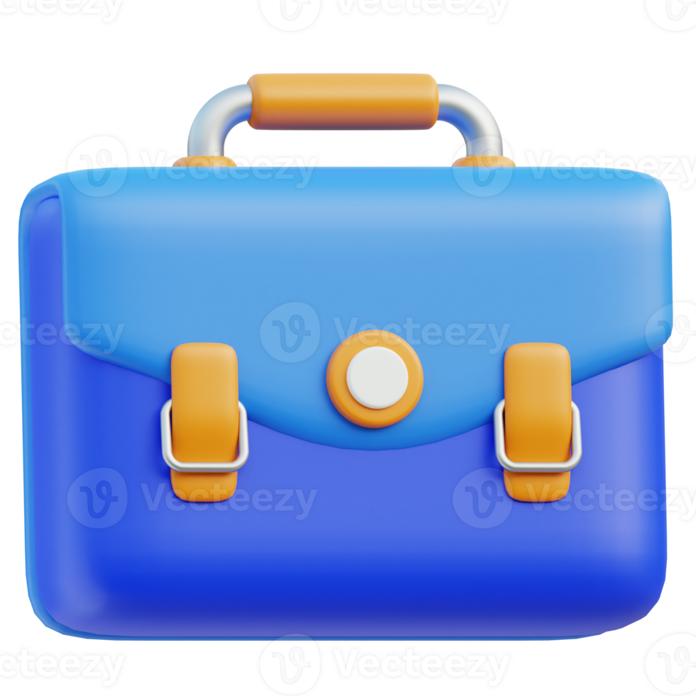 Business Briefcase Icon 3D Design png