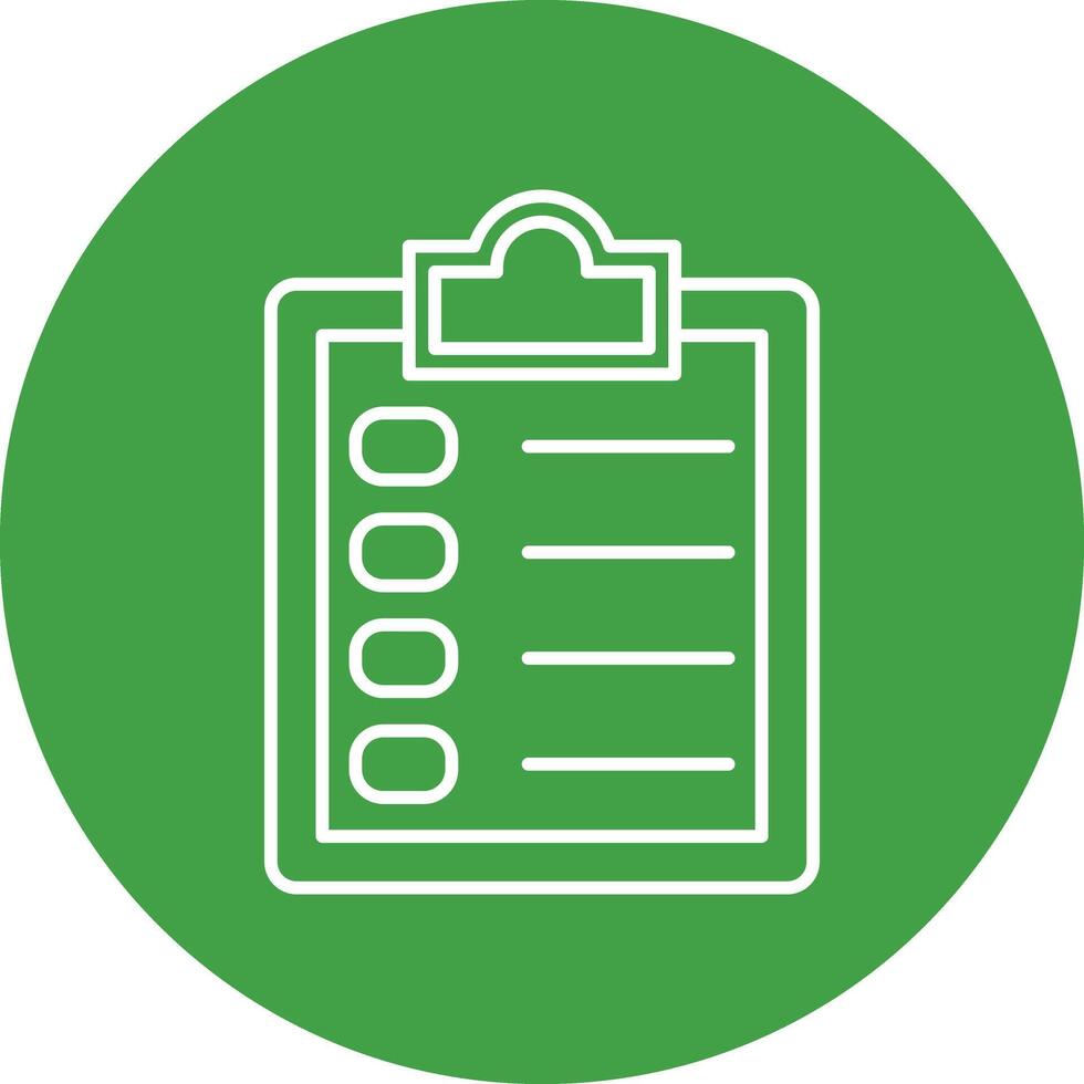 List Line Circle Icon Design vector