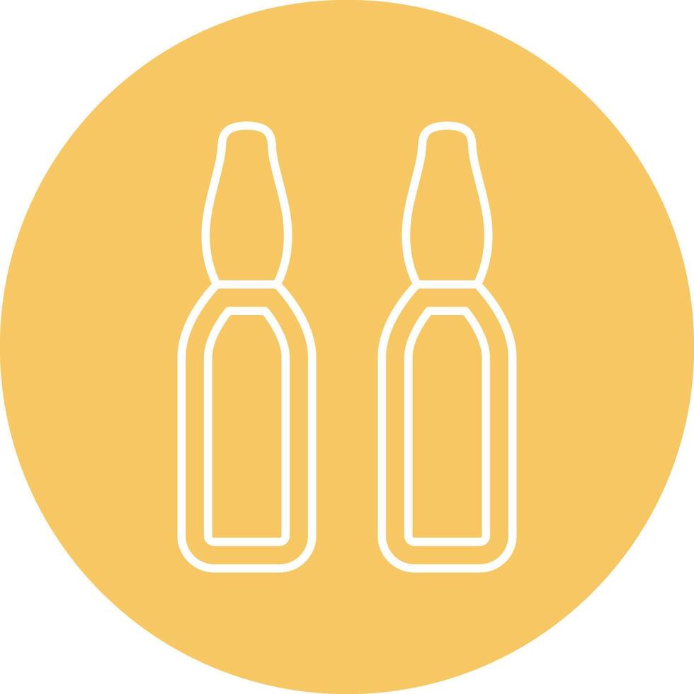 Ampoule Icon Design vector