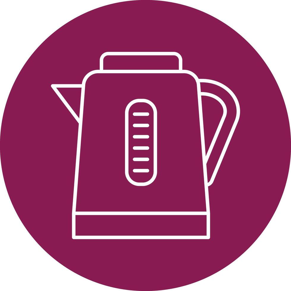 Electric Kettle Icon Design vector