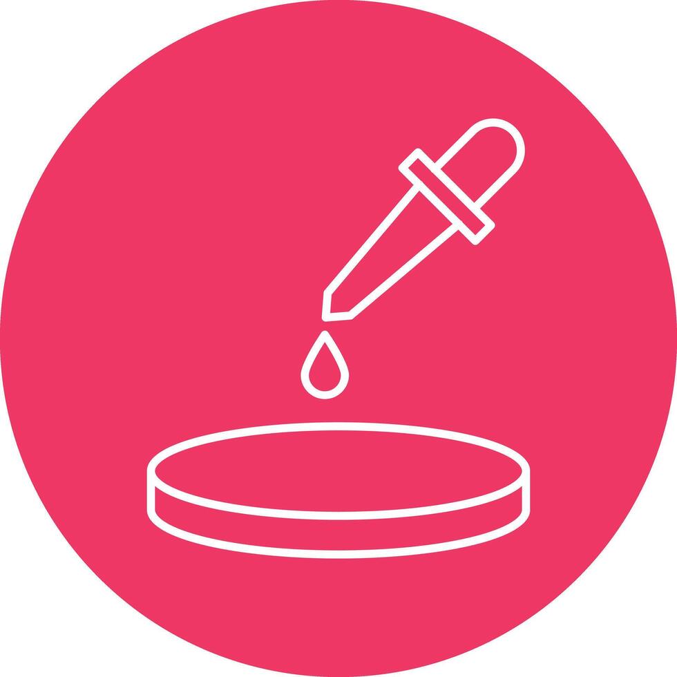Petri Dish Icon Design vector