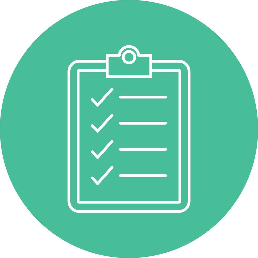 Job Description Line Circle Icon Design vector