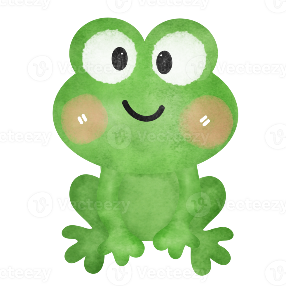 Cute frog . png