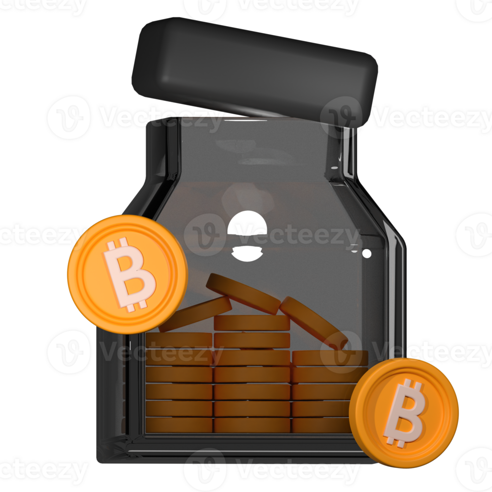 Stacking Crypto 3D png