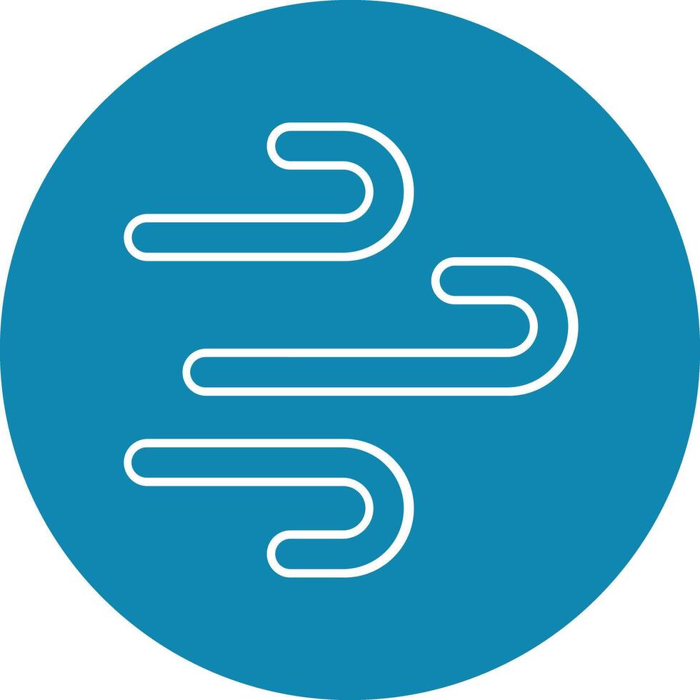 Wind Line Icon vector