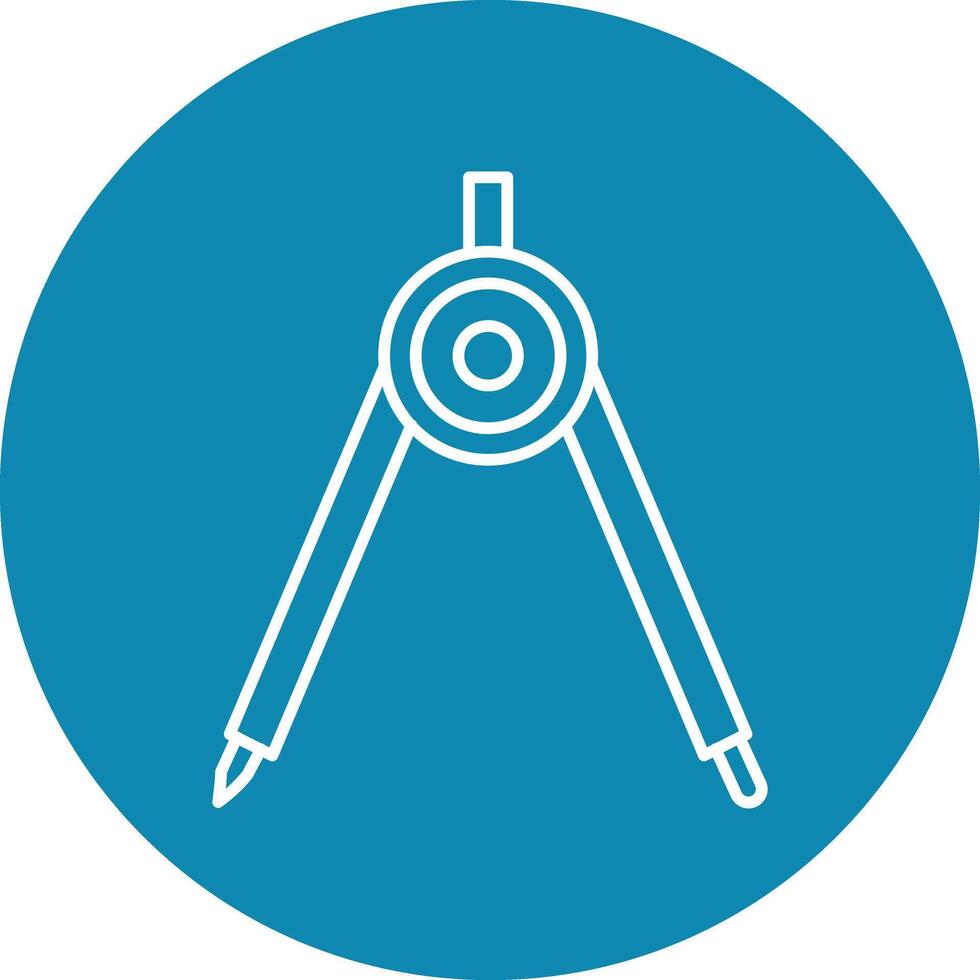 Compass Line Icon vector
