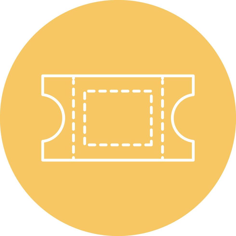 Ticket Icon Design vector