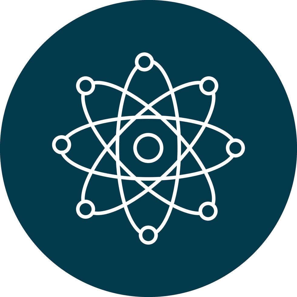 Atom Icon Design vector