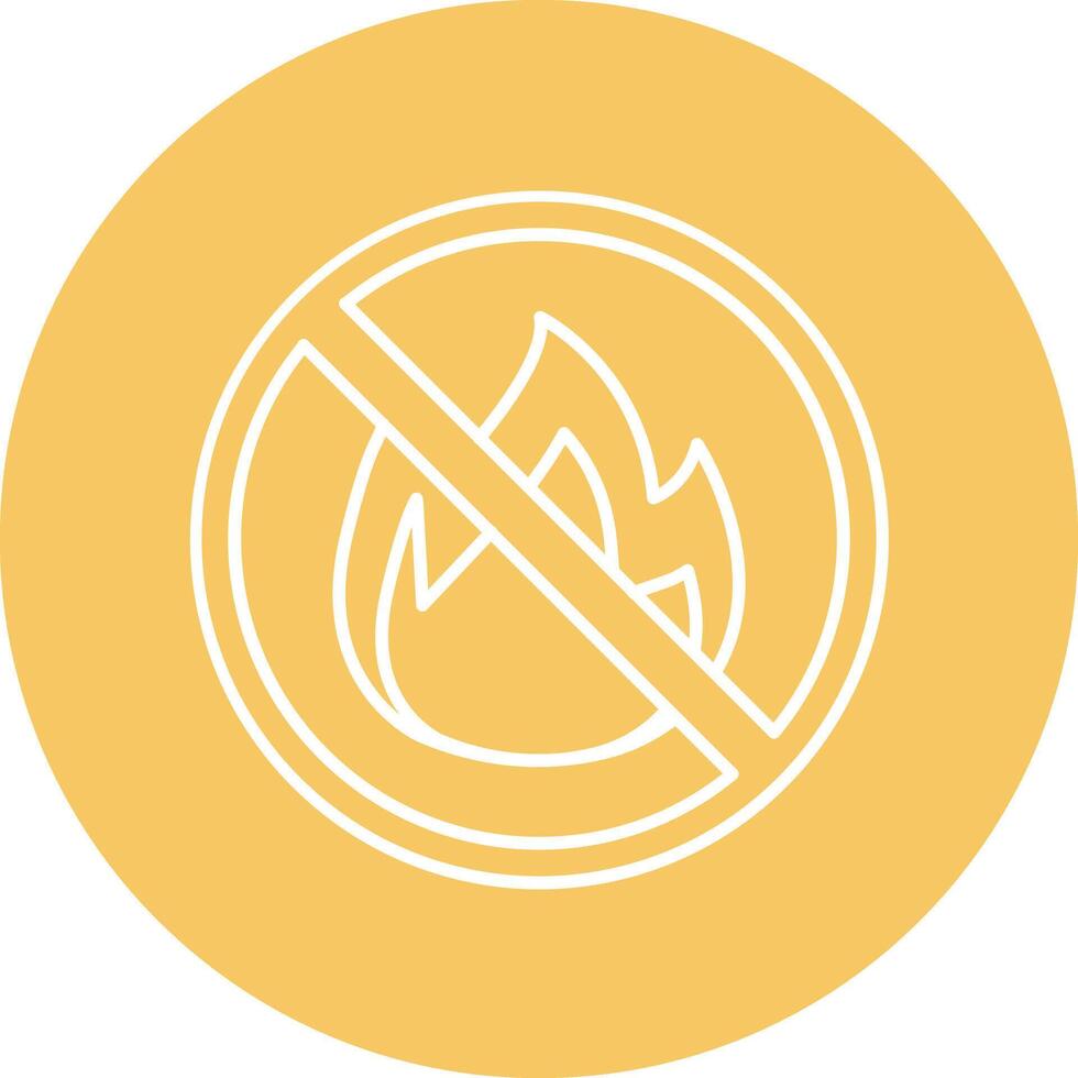 No Fire Icon Design vector