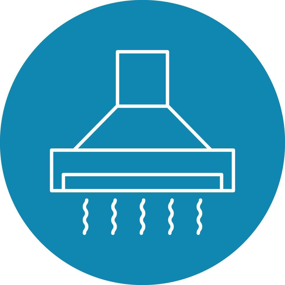 Extraction Hood Icon Design vector