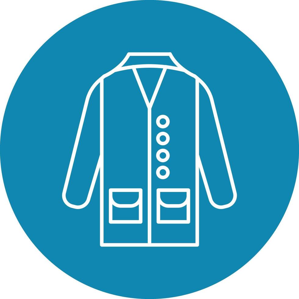 Lab Coat Icon Design vector