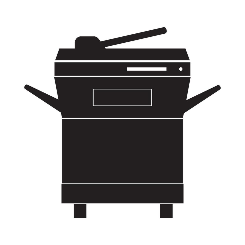 Multi-function printer or auto copier icon vector