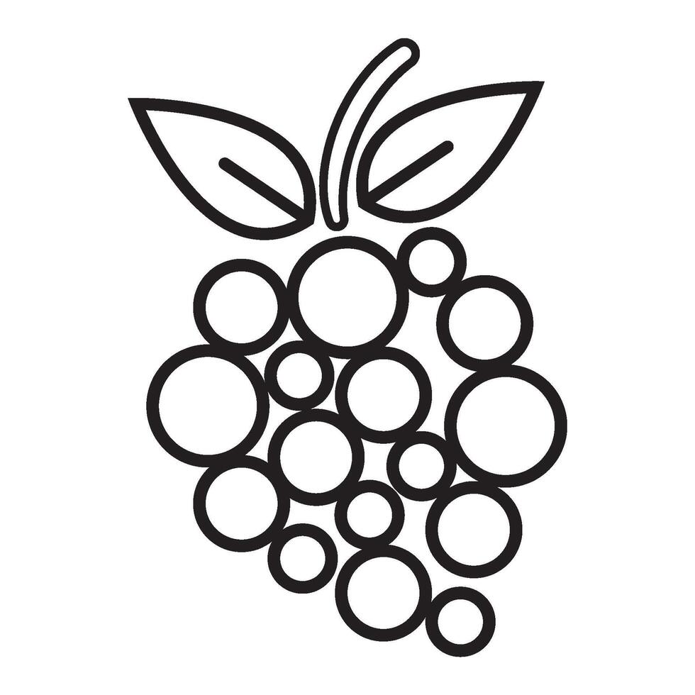 grape fruit icon vector
