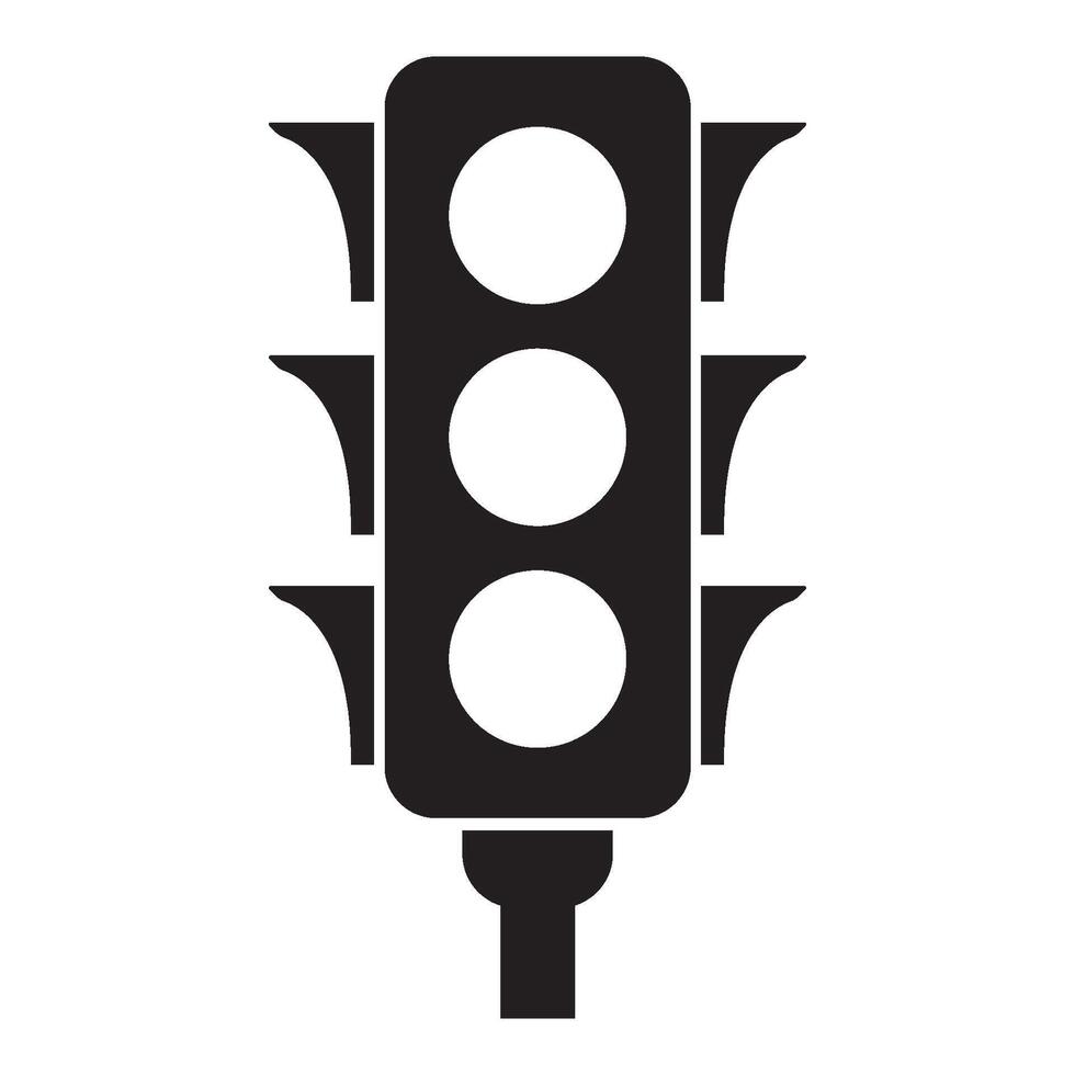 traffic lights icon vector