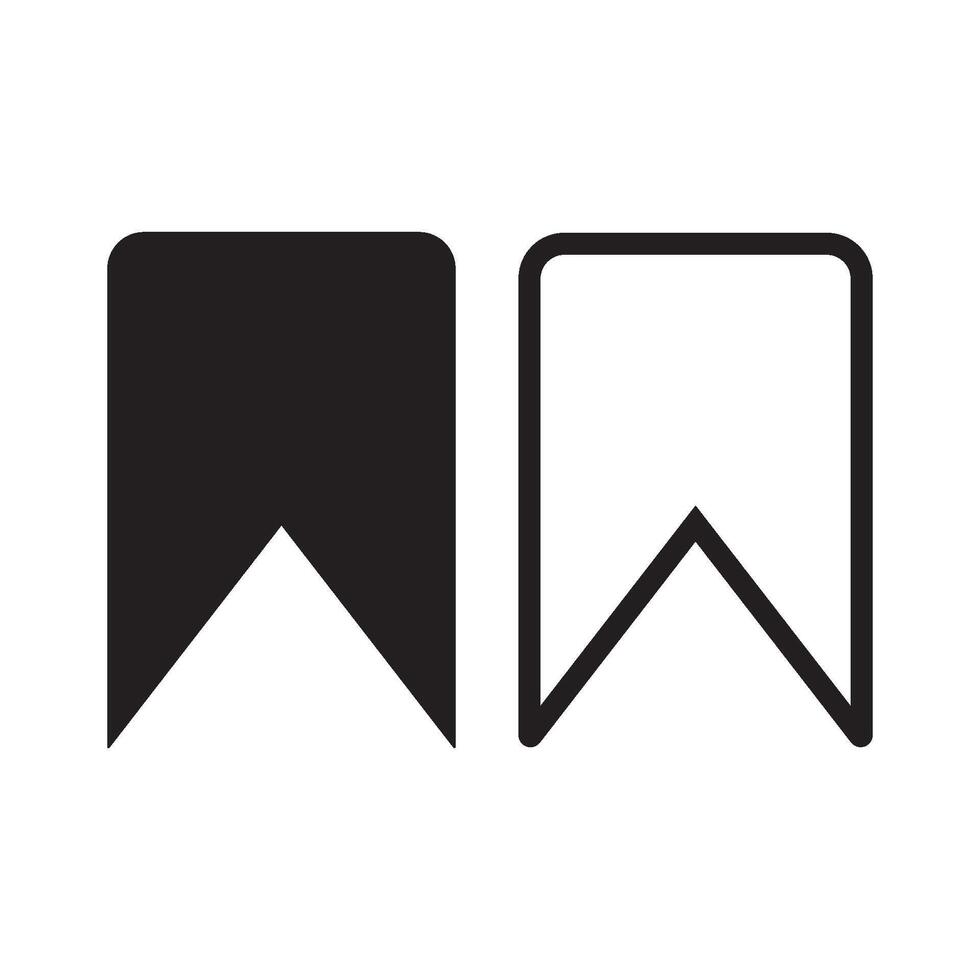 Bookmark icon design vector