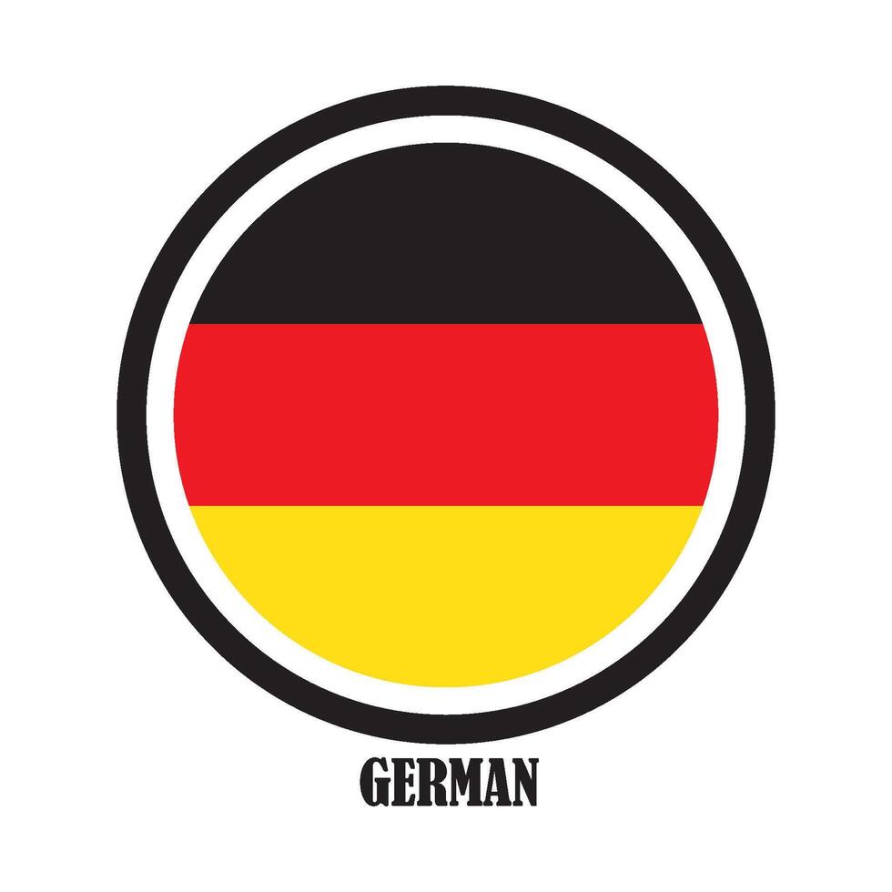 german flag icon vector