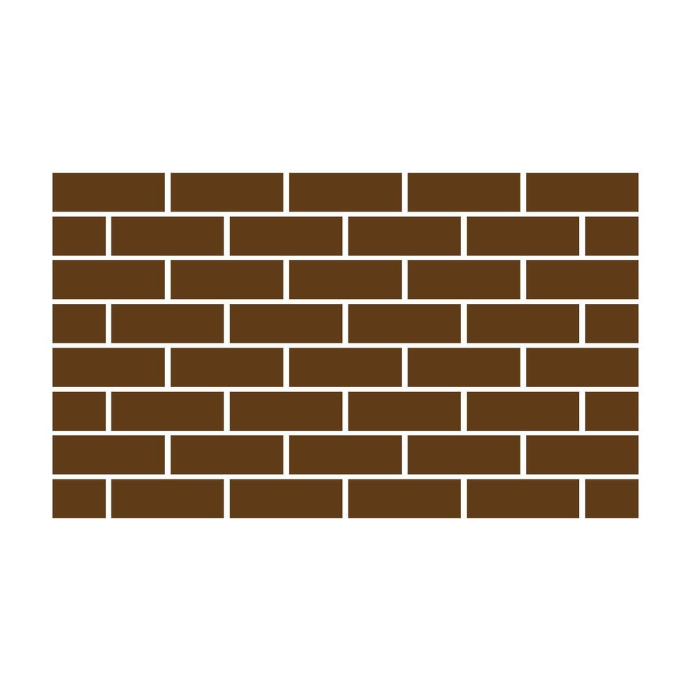 pile of bricks icon vector