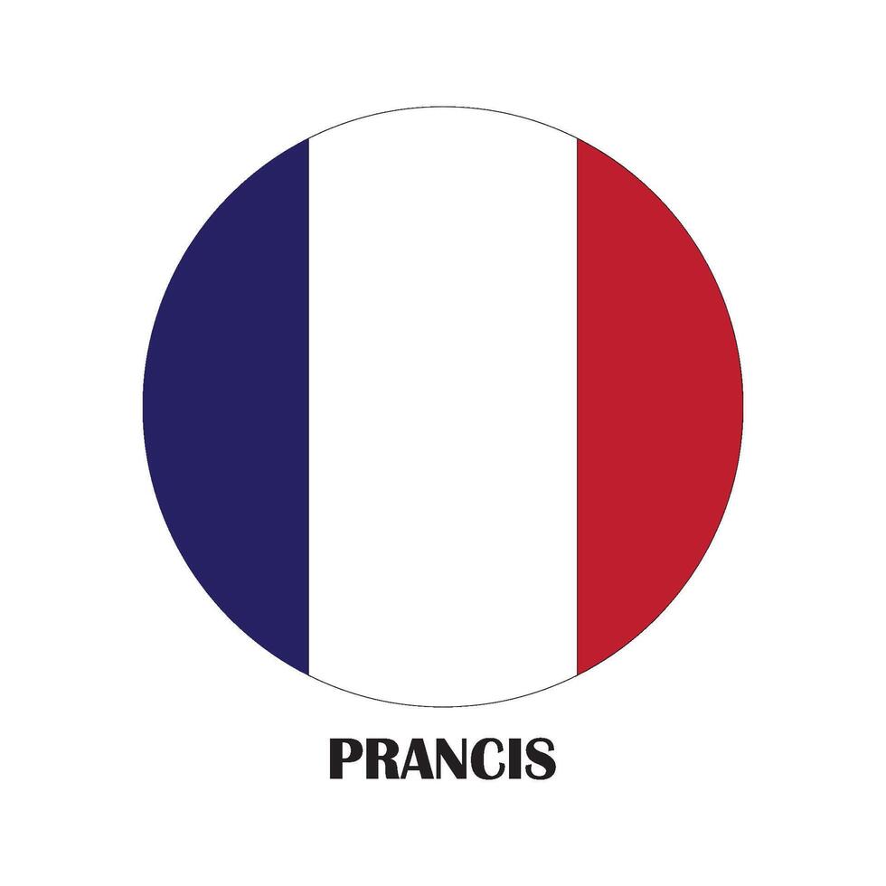 France flag icon vector