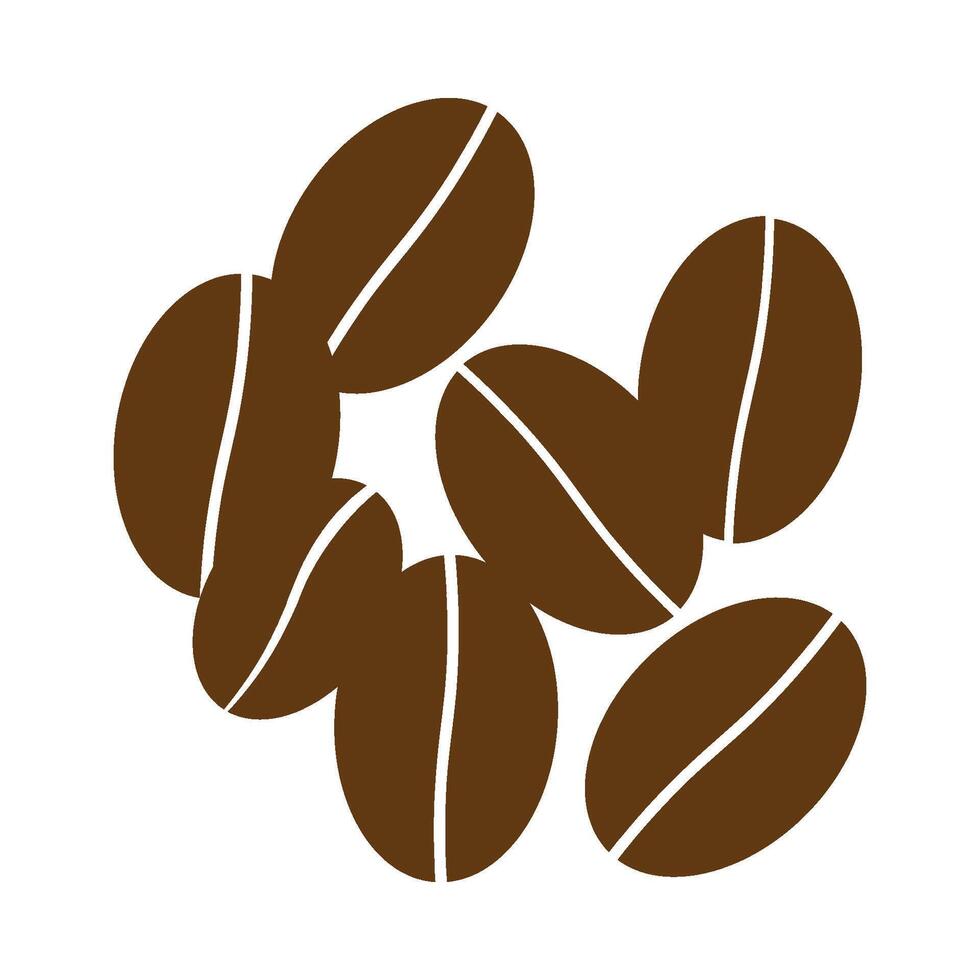 coffee bean icon vector