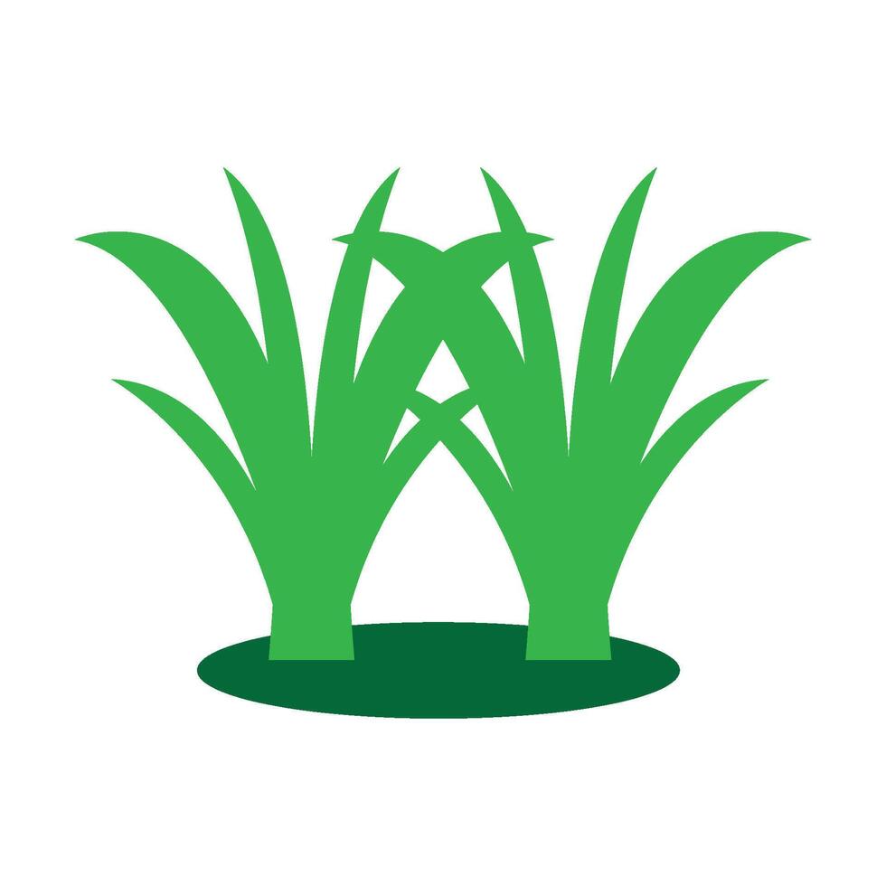 grass icon design vector