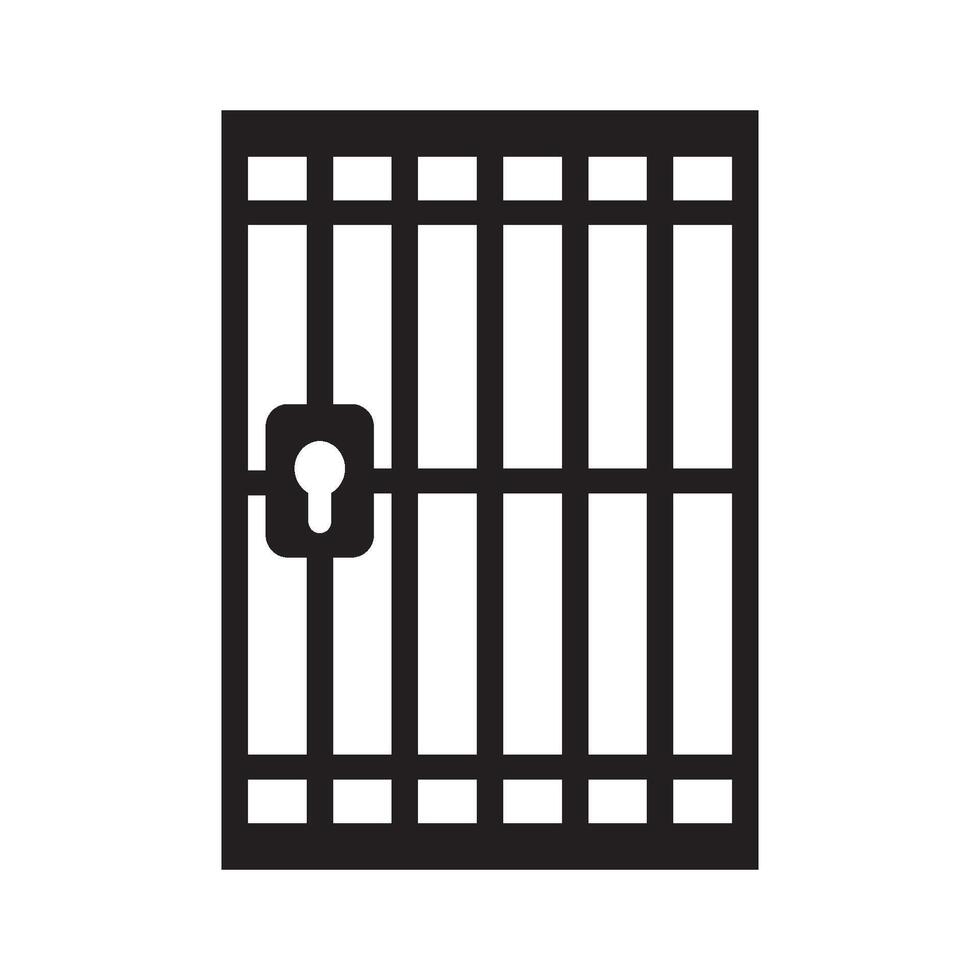 prison icon design vector