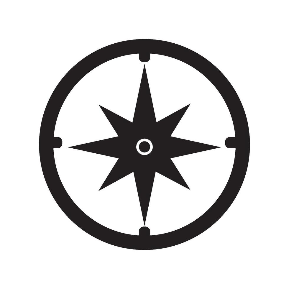 compass icon design vector