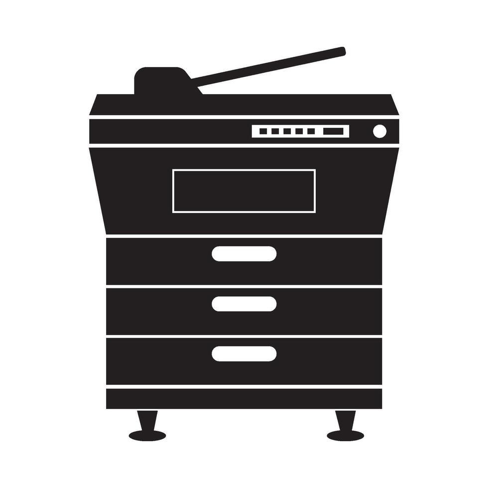 Multi-function printer or auto copier icon vector