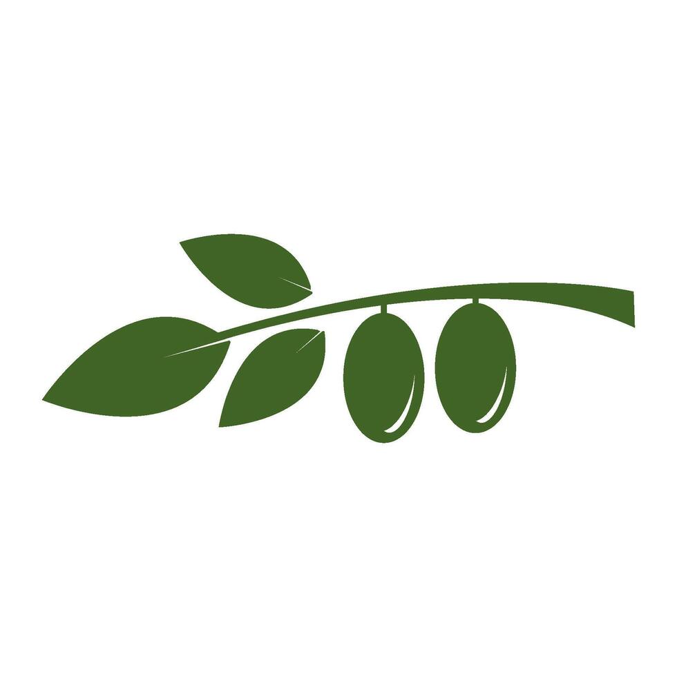 olive icon design vector