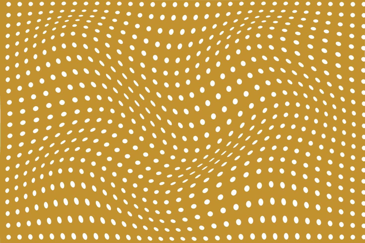simple abstract white color polka dot wavy distort pattern on metal gold color background polka dots on a yellow background vector
