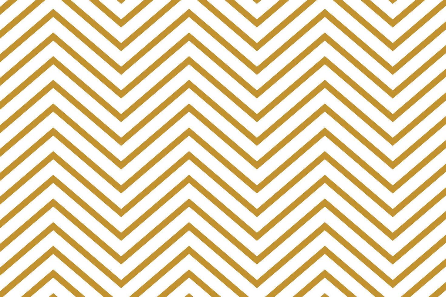 simple abstract metal gold color horizontal line zig zag pattern the geometric pattern by stripes vector