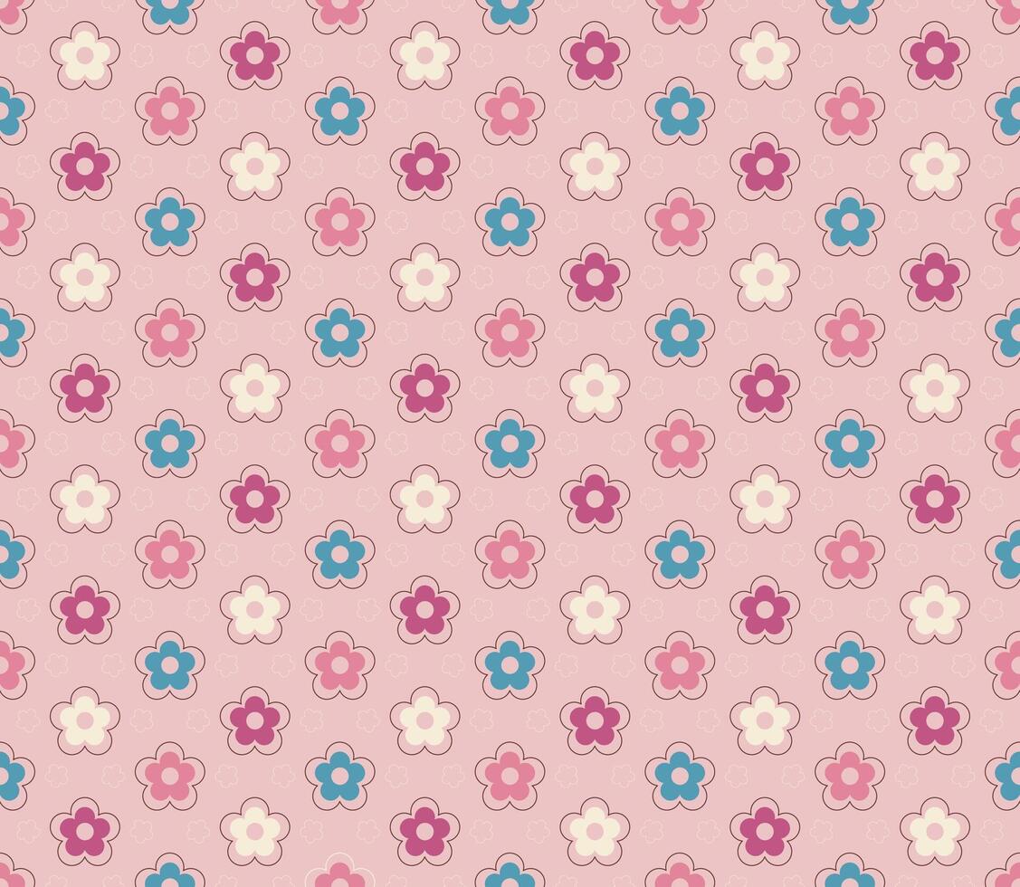 Geometric pattern background for design. Colorful shapes seamless pattern vector