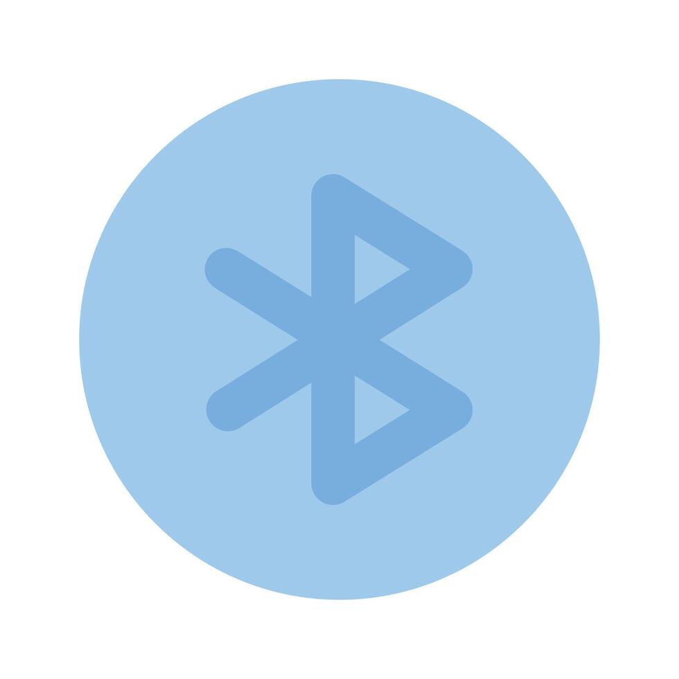Bluetooth sign icon design in trendy style vector