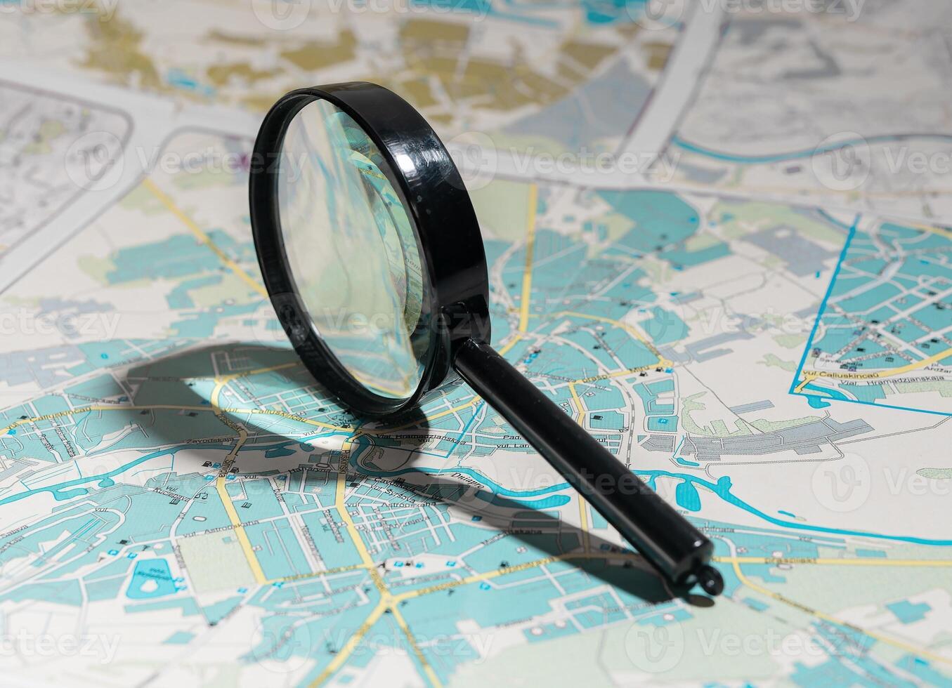 Travel guide map, global journey planning. World trip concept, exploring destinations, directions. photo