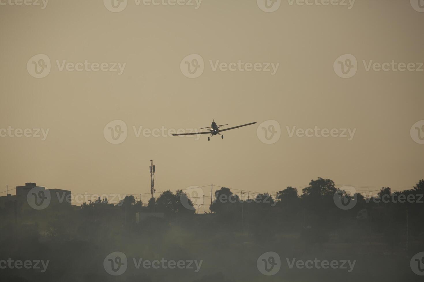 Air Tractor AT-802 Fire fighting Aircraft puts out a forest fire photo