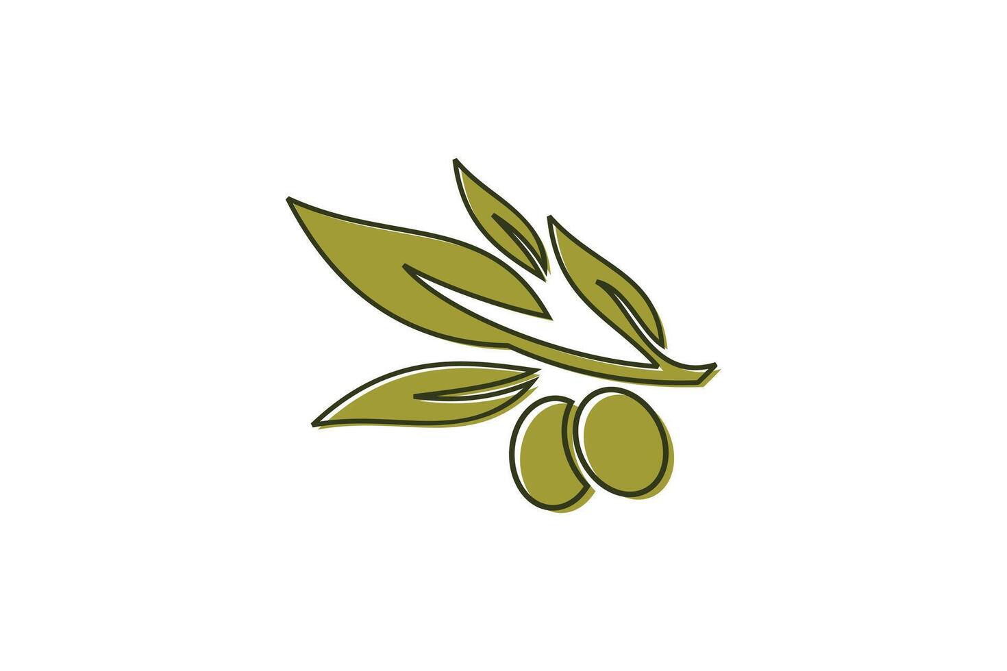 olive oil design simple concept vector