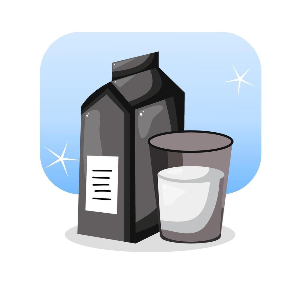 Illustration of milk. Good for milk day or industrial vector