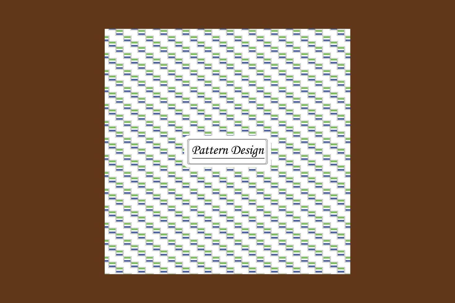 The pattern is used to make a printed pattern fabric. vector