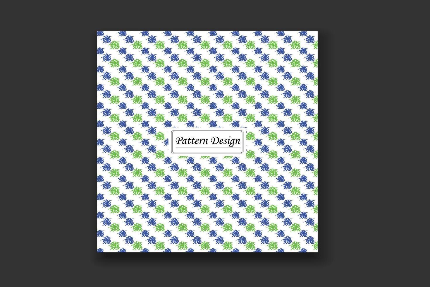 The pattern is used to make a printed pattern fabric. vector